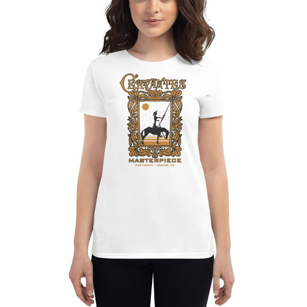 Cervantes' Women's Short Sleeve T-Shirt - Design by Roland Hill